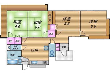 字港川（浦添前田駅）　３３９８万円 3398万円、4LDK、土地面積205.25m<sup>2</sup>、建物面積74.45m<sup>2</sup> 