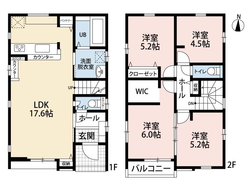 重留６（野芥駅）　３６９８万円 3698万円、4LDK、土地面積114.1m<sup>2</sup>、建物面積89.62m<sup>2</sup> オールフローリング4LDK。<BR>リビング階段採用でご家族団らんの間取りに＾＾2階に4洋室、南側の2部屋は引き戸で仕切られているので、繋げて広々としたお部屋としても＾＾