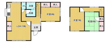 千早新田（加布里駅）　１６５０万円 1650万円、3LDK、土地面積171.12m<sup>2</sup>、建物面積85.29m<sup>2</sup> 各居室がしっかり独立した３LDKです。