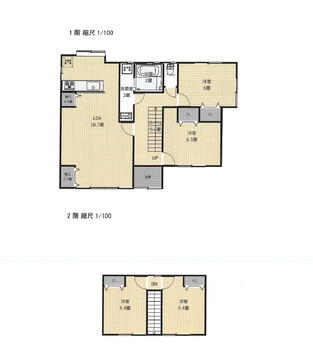 大字簑原（中原駅）　１４３８万円 1438万円、5DK、土地面積165.17m<sup>2</sup>、建物面積99.36m<sup>2</sup> リビングは広々とした18帖以上あり、家族全員がゆったりと過ごせます。