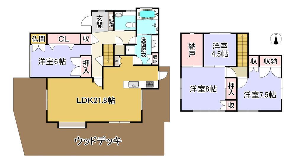 福岡県北九州市八幡東区高見５ 枝光駅 中古住宅 物件詳細
