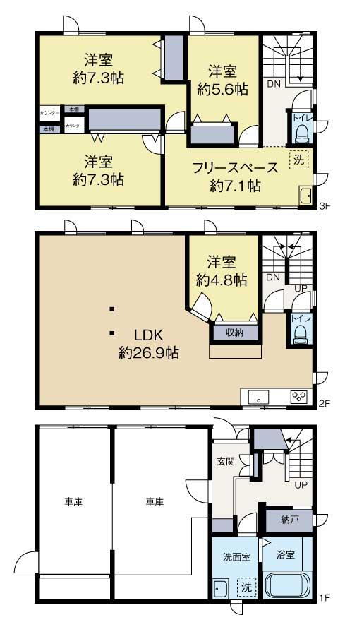 北海道札幌市東区北二十三条東６ 3180万円