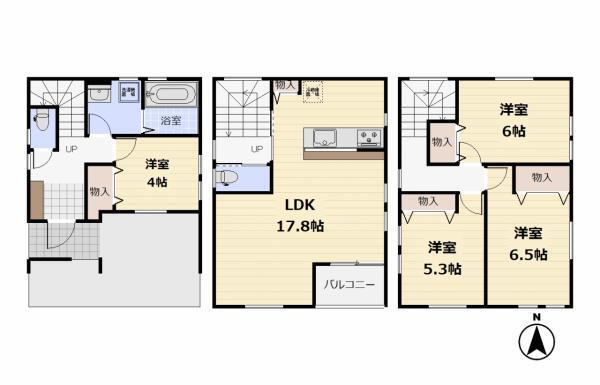 宮城県仙台市若林区沖野３ 2998万円 4LDK