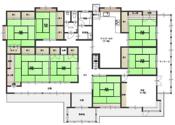 岩手県北上市大堤東２ 1550万円 10DK