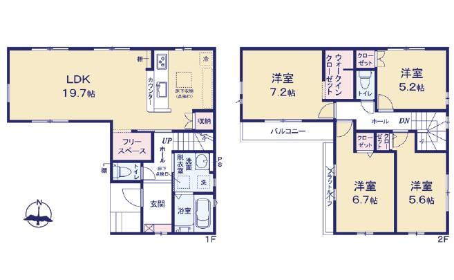 埼玉県川越市霞ケ関北４ 3299万円 4LDK