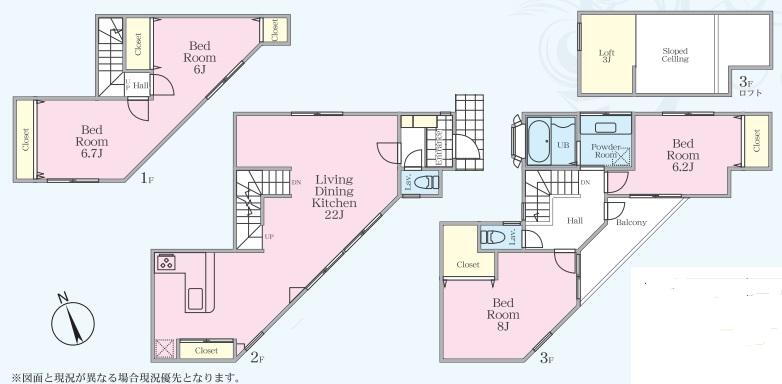 神奈川県川崎市宮前区神木本町１ 3680万円 3LDK