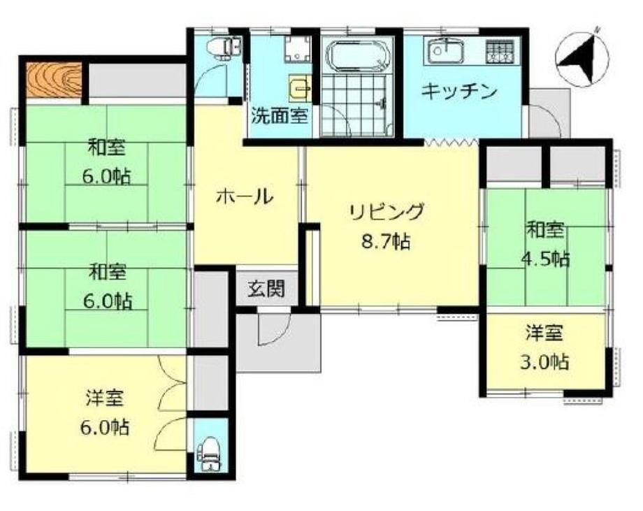 神奈川県愛甲郡愛川町春日台５ 2280万円