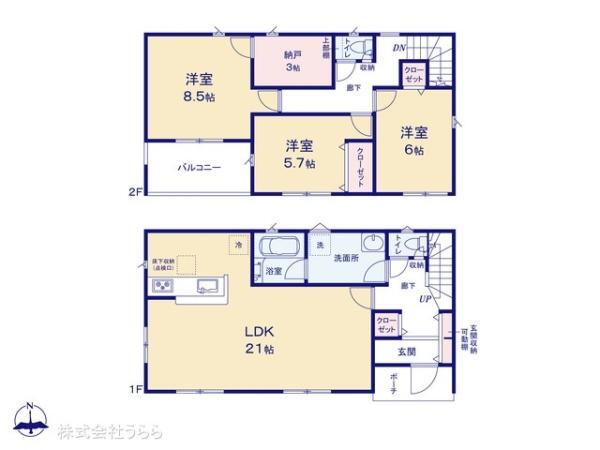 茨城県筑西市稲野辺 2390万円 3LDK