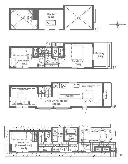 東京都品川区西大井１ 8980万円 3LDK