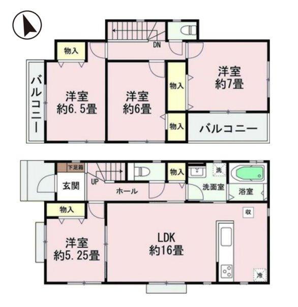 栃木県下都賀郡壬生町緑町１ 2590万円 4LDK