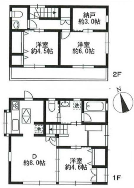 東京都羽村市羽中２ 2180万円