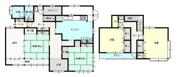 栃木県下野市小金井１ 1900万円 4SDK