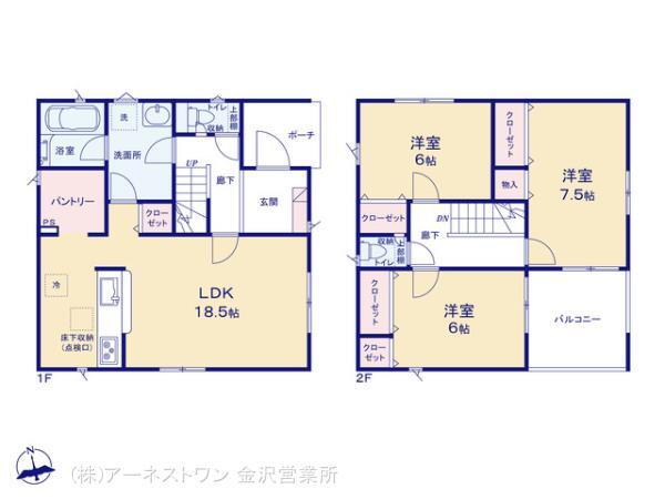 石川県金沢市南森本町ワ 2180万円 3LDK