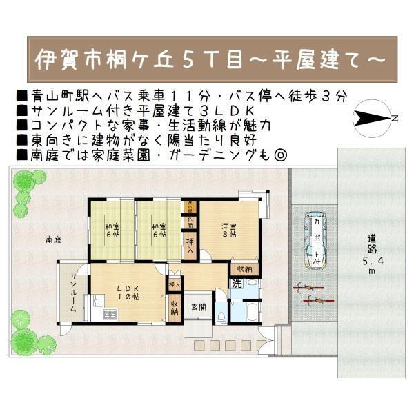 三重県伊賀市桐ケ丘５ 680万円