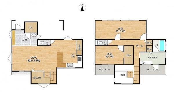 愛知県岡崎市桑原町字緑陽台 3190万円 3LDK