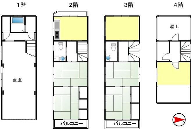 京都府京都市下京区上五条町 5500万円 6DK