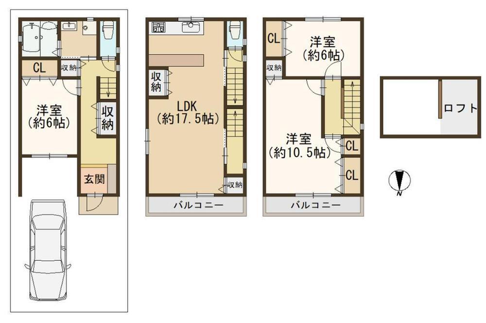 大阪府東大阪市高井田本通１ 3180万円 3LDK