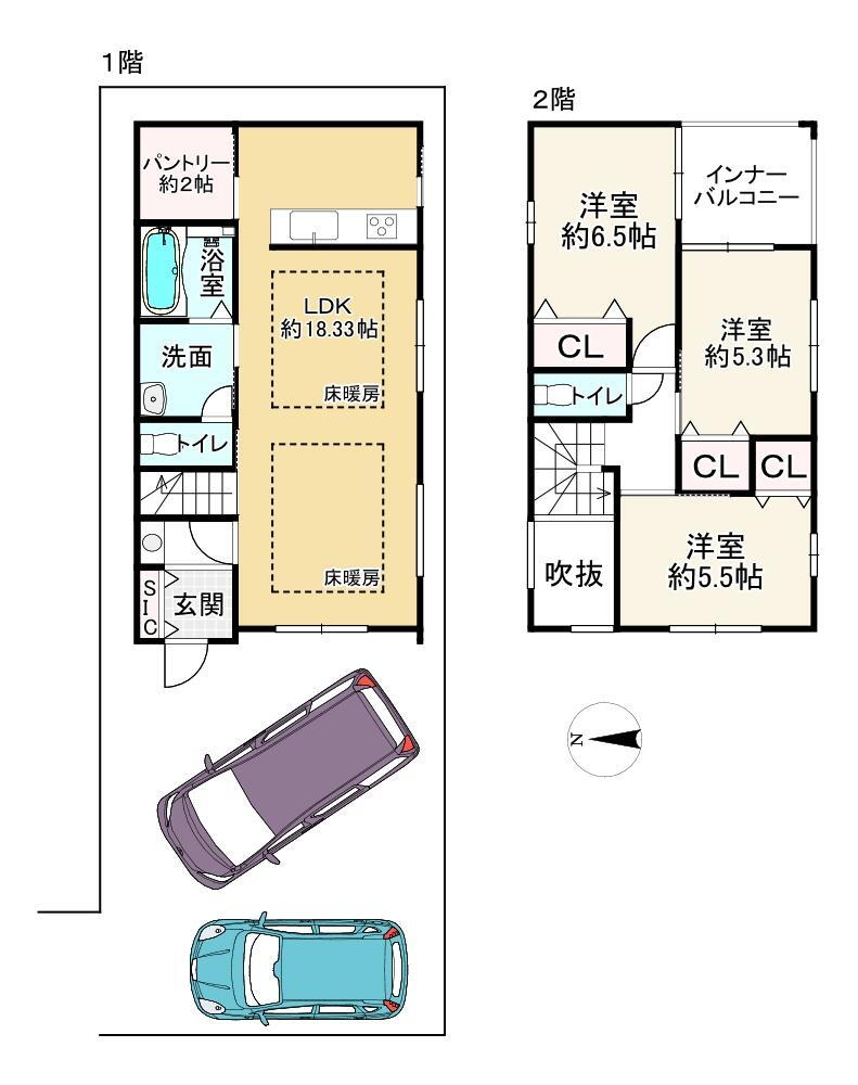 京都府城陽市富野西垣内 3230万円 3LDK