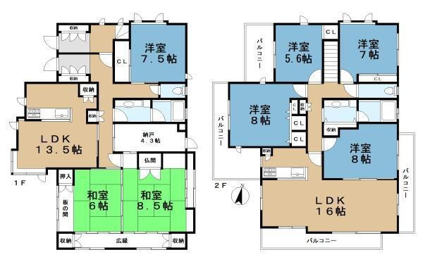 奈良県北葛城郡広陵町馬見北５ 3280万円