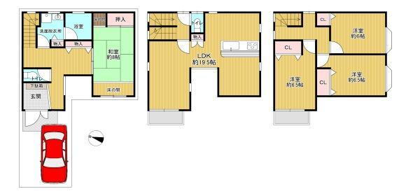 大阪府大阪市東淀川区下新庄４ 3580万円