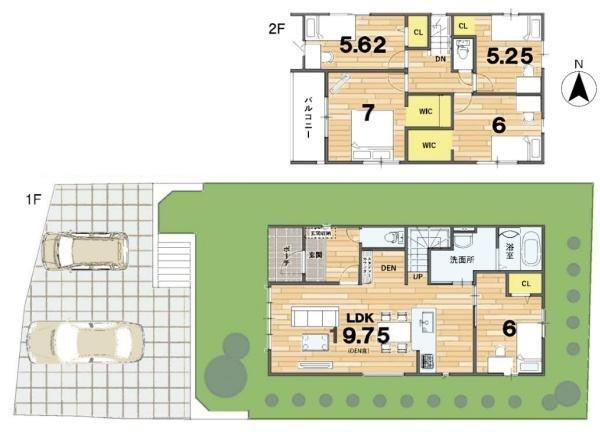 京都府京都市右京区宇多野芝町 5495万円 5LDK