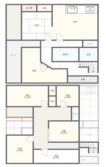 大阪府枚方市北山１ 3280万円 7LDK