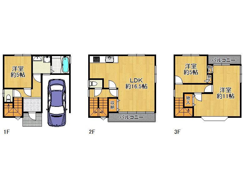 大阪府大阪市住吉区山之内２ 2580万円 3LDK