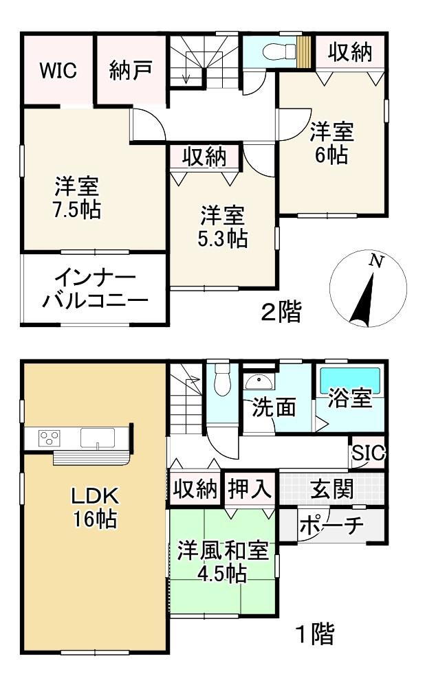 滋賀県長浜市曽根町 1980万円 4SLDK