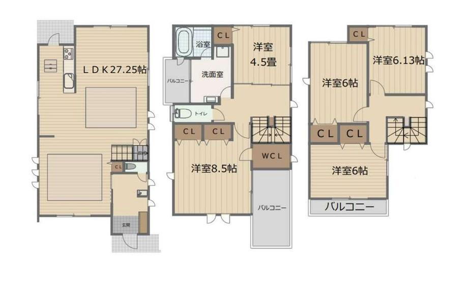 大阪府堺市堺区中田出井町３ 6299万円 5LDK