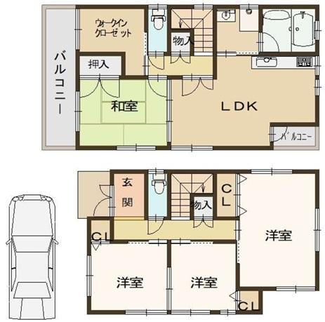 大阪府高槻市西町 2780万円 4LDK