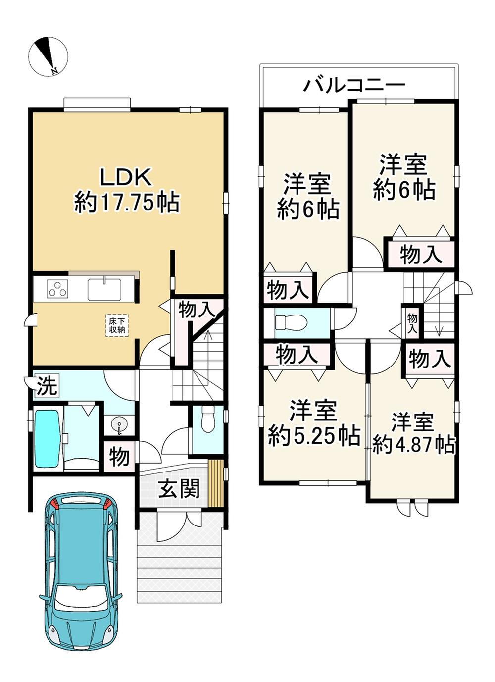 大阪府堺市西区堀上緑町１ 3590万円 4LDK