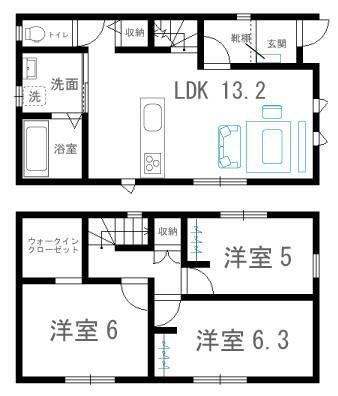 長崎県佐世保市松山町 2298万円 3SLDK