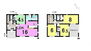 甲賀市甲南町寺庄 ■4SLDK　■建物面積延：108.30平米(32.76坪)、1階：51.84平米、2階：56.46平米