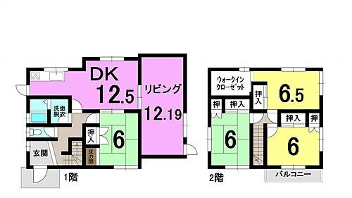 甲賀市水口町水口 ■4LDK　■建物面積延：98.69平米(29.85坪)