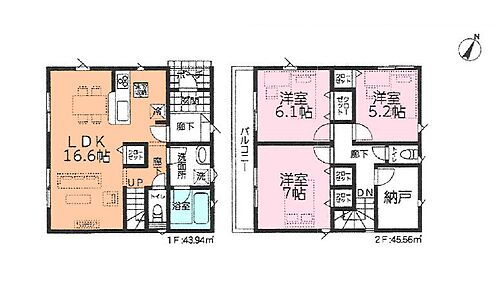 埼玉県志木市上宗岡5丁目 志木駅 新築一戸建て 物件詳細