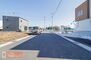 日光市土沢２２－Ｐ１　７号棟 【前面道路】現地完成写真。道幅や駐車など、ご確認ください。