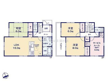 明るい癒しの空間　ゆとりの広さの快適戸建 3SLDK