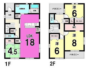 全３棟　　北九州市八幡西区力丸町 八幡西区力丸町4LDK新築戸建て♪コンビニまで徒歩約7分♪JR本城駅徒歩約10分♪駐車場3台分♪