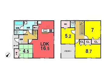 Ｃｒａｄｌｅ　Ｇａｒｄｅｎ　伊達市箱崎　第２　２号棟