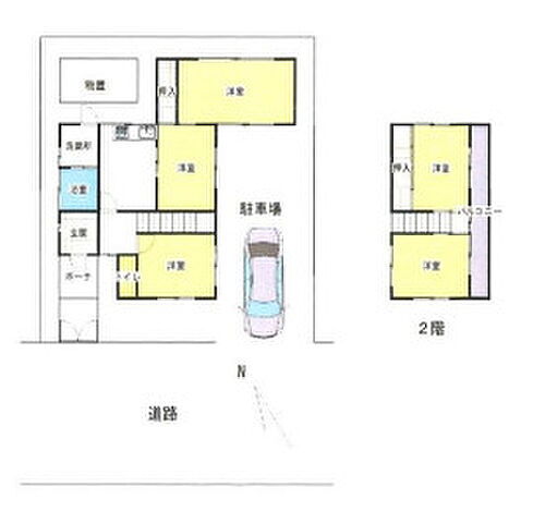 熊谷市江波　中古戸建 土地面積179.84平米、建物面積90.63平米~ゆとりの間取り4LDK