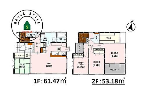 熊本市南区城南町下宮地第２－２棟（１号棟） 全居室収納付きで便利です。