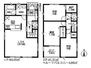 横須賀市岩戸第９　新築　２号棟 間取図です。