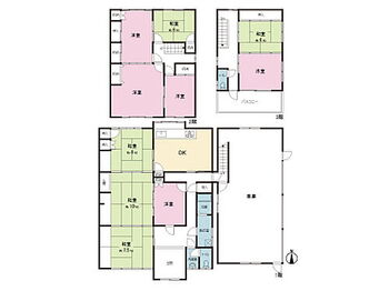 安八郡安八町東結　中古戸建 間取図（図面と異なる場合は現況を優先）