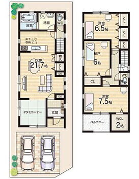 木津川市木津第２７期　新築一戸建て タタミコーナー・ＷＩＣ