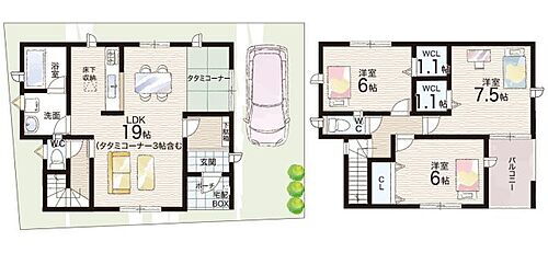 枚方市黄金野　第５期　新築一戸建て 5号地