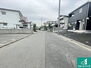 新築一戸建　和歌山市粟 前面道路です！