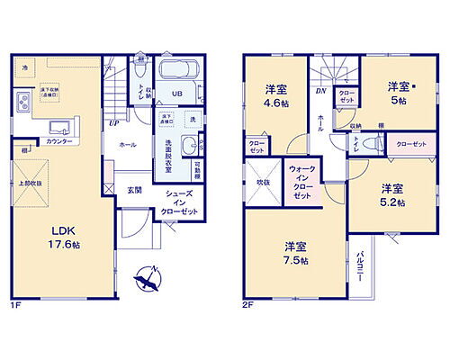 東京都福生市志茂 牛浜駅 新築一戸建て 物件詳細