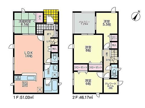 福岡県遠賀郡岡垣町東高倉2丁目 海老津駅 新築一戸建て 物件詳細