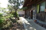 出桁　欅　日本家屋 庭