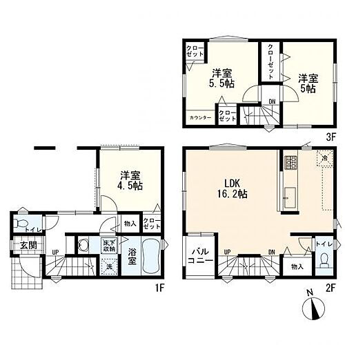 東京都大田区羽田３丁目 5580万円 3LDK